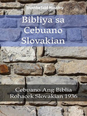 cover image of Bibliya sa Cebuano Slovakian